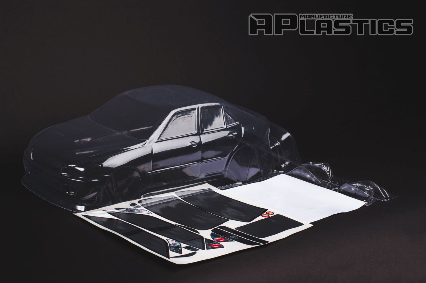Toyota Altezza clear Lexan RC body shell unpainted for 255–260mm wheelbase chassis