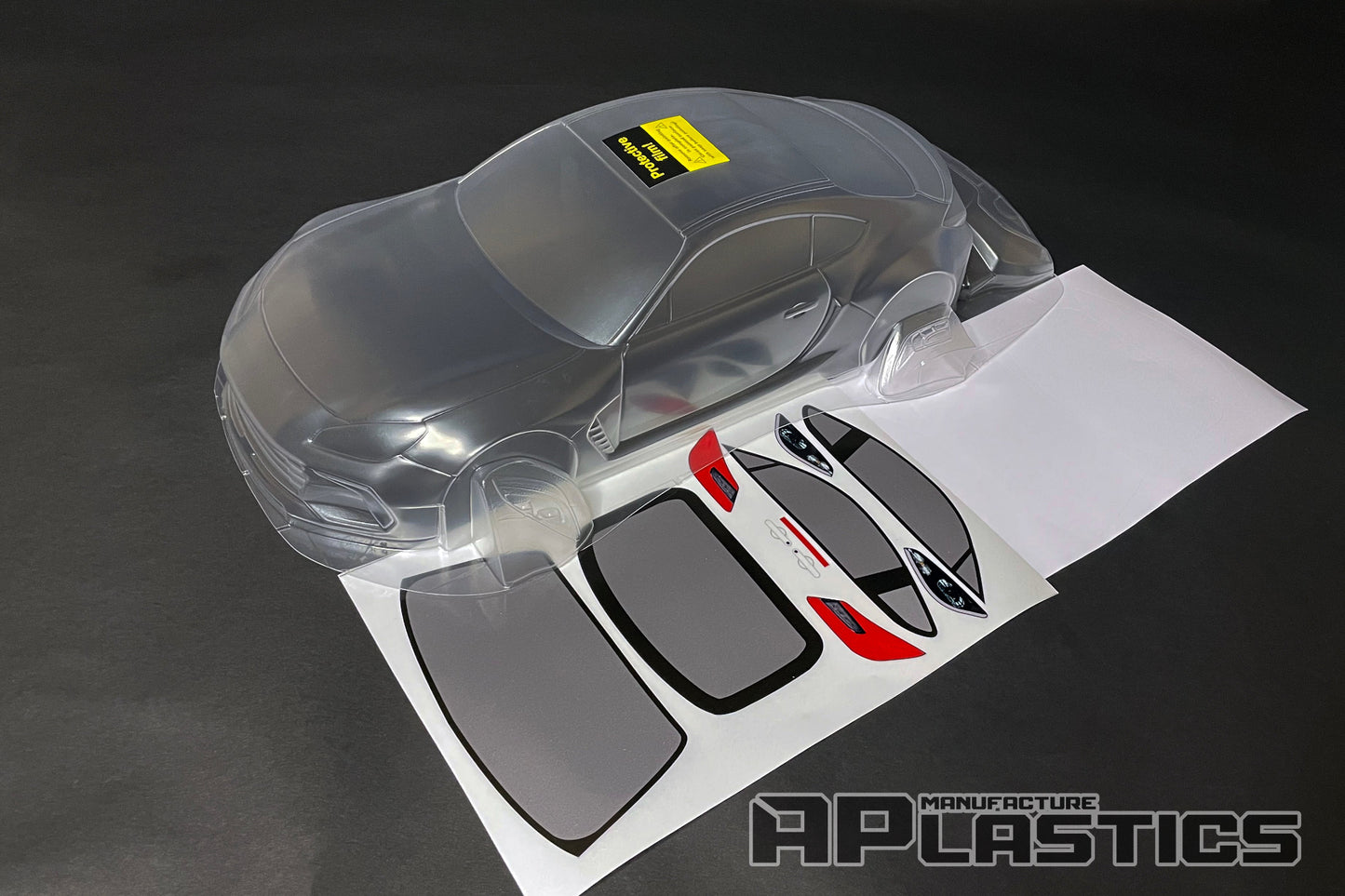Subaru BRZ 2022 clear Lexan RC body shell unpainted for 255–260mm wheelbase chassis