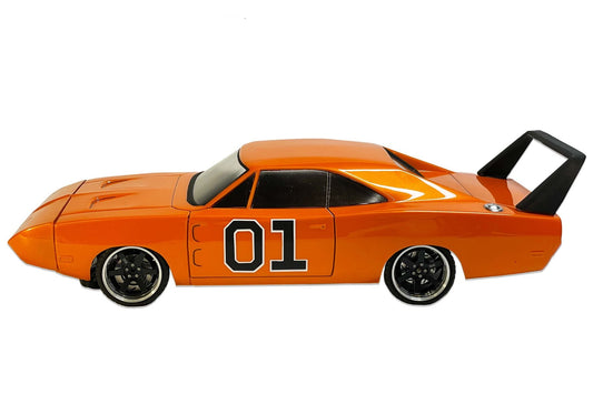 Charger Daytona Lexan RC body shell side profile showing aerodynamic nose and classic muscle proportions
