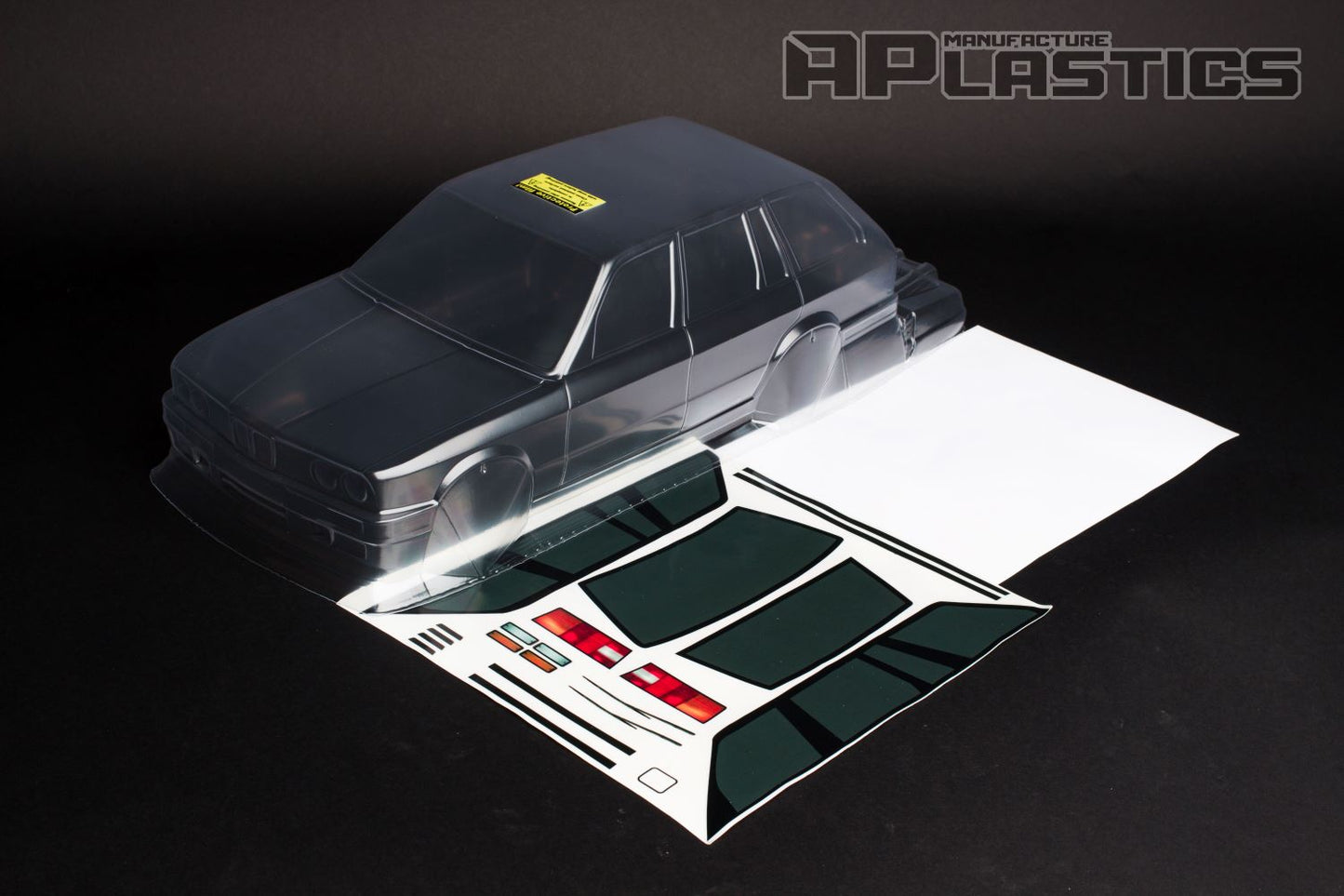 E30 Touring clear Lexan RC body shell unpainted for 259mm wheelbase chassis