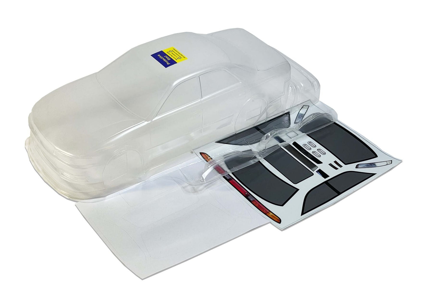 Mark II JZX90 TRD clear Lexan RC body shell unpainted for 255–260mm wheelbase chassis
