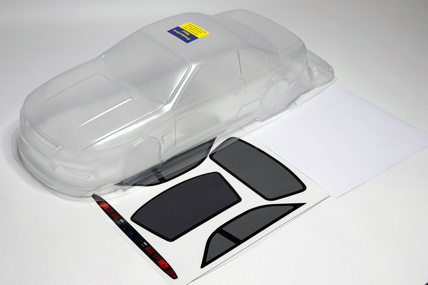 Nissan S14 Odyvia clear Lexan RC body shell unpainted for 255–260mm wheelbase chassis
