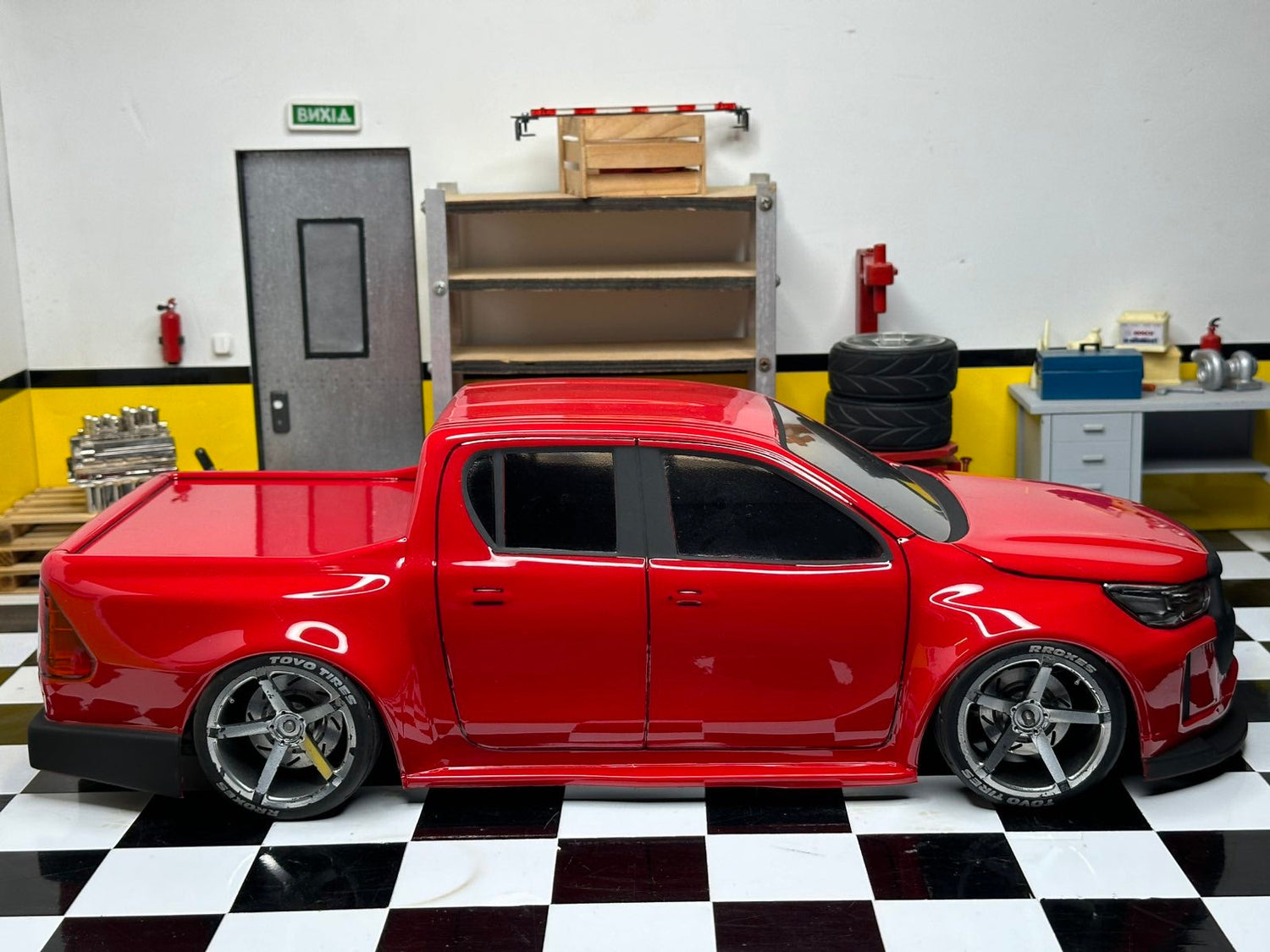 1/10 RC pickup truck body shell lexan scale RC truck body