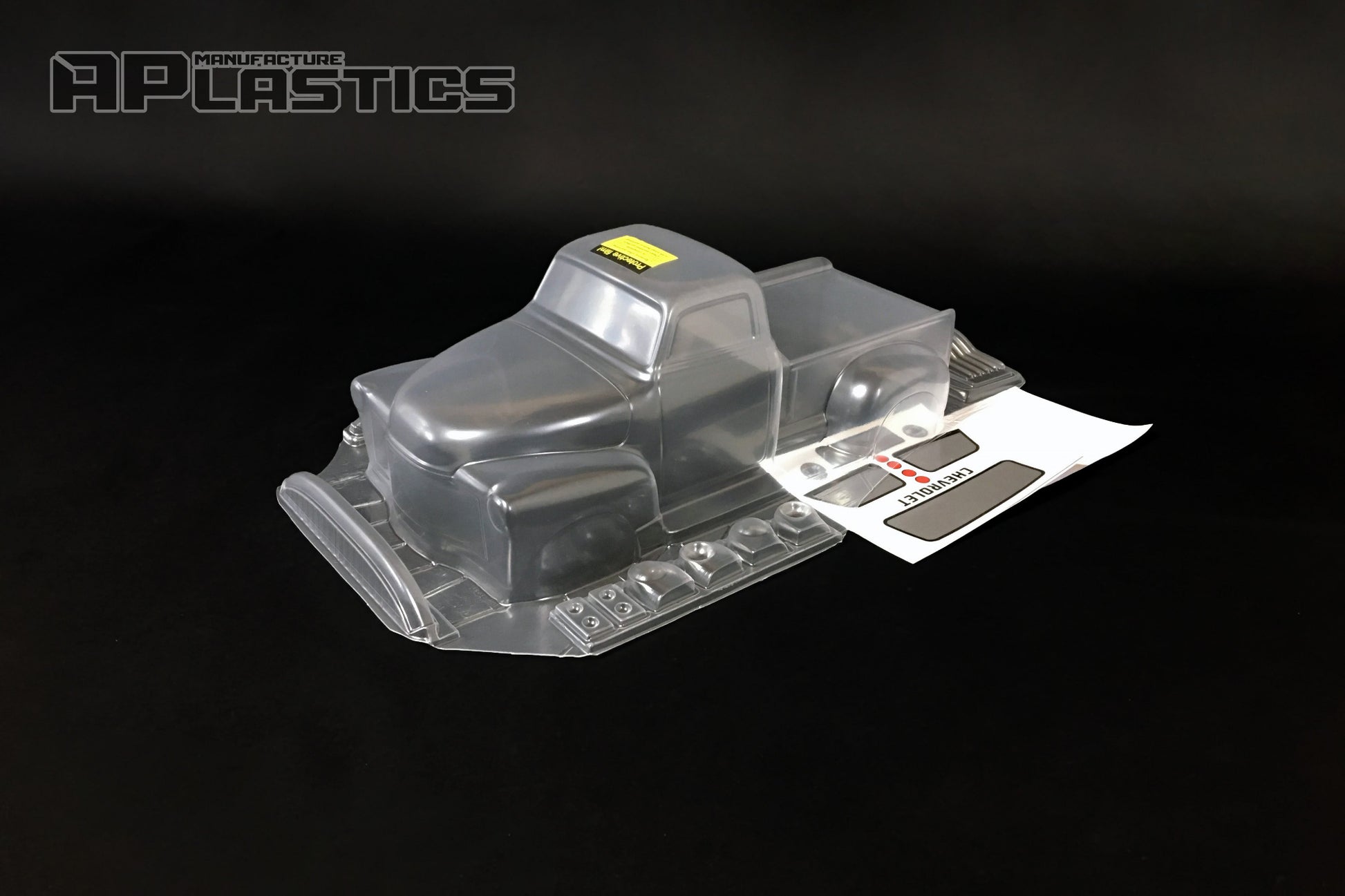 1951 Truck clear Lexan RC body shell unpainted for 255–260mm wheelbase chassis