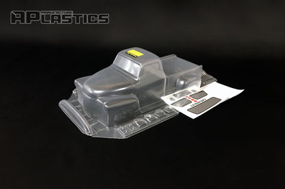 1951 Truck clear Lexan RC body shell unpainted for 255–260mm wheelbase chassis