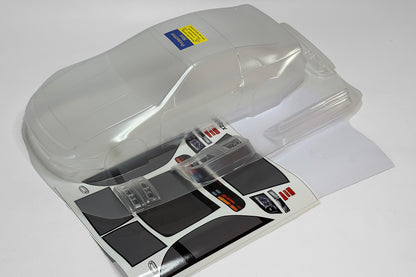 Nissan 300ZX clear Lexan RC body shell unpainted for 255–260mm wheelbase chassis