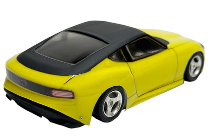Nissan 400Z 1/24 RC body shell rear view with distinctive modern Nissan Z styling
