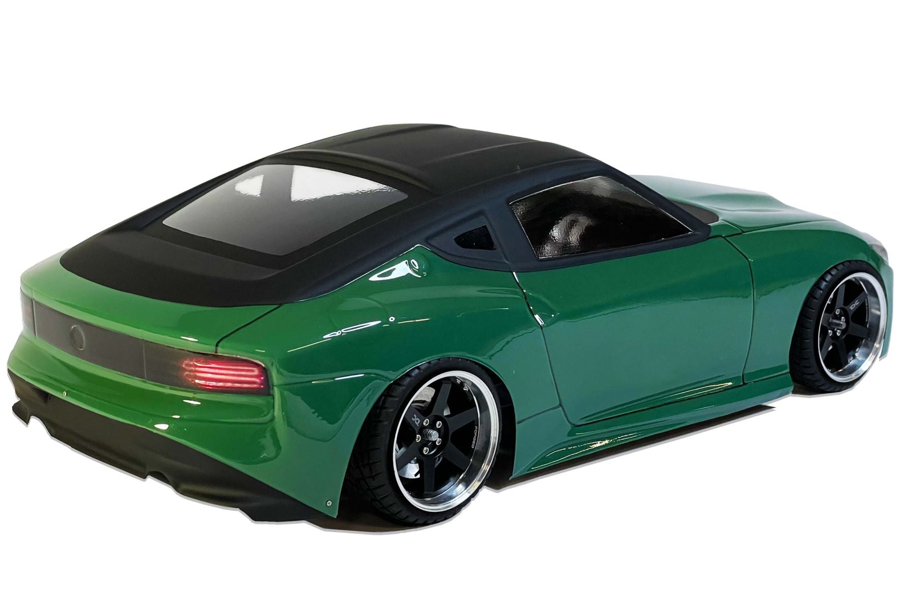 400Z 1/10 RC body shell rear view with contemporary Japanese performance styling