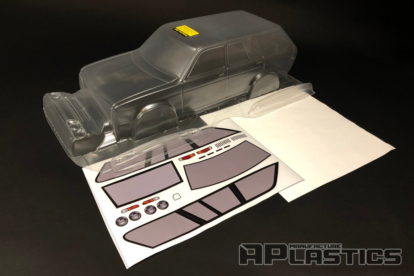 510 Wagon clear Lexan RC body shell unpainted for 255–260mm wheelbase chassis