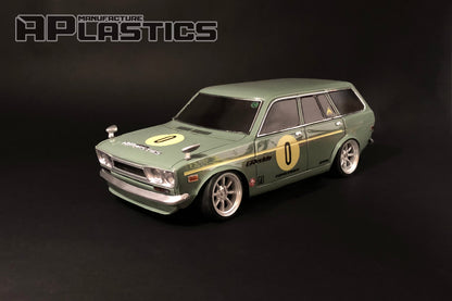 510 Wagon 1/10 RC body shell front view for 255–260mm wheelbase drift chassis