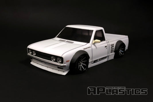 620 Pickup 1/10 RC body shell front view for 255–260mm wheelbase drift chassis