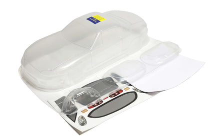 Clear unpainted polycarbonate RC drift body – Mazda MX-5 NB 1/10 by APlastics