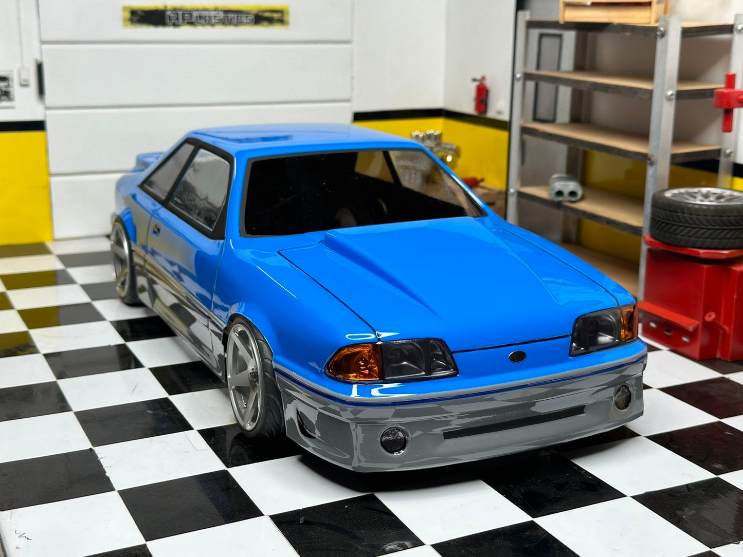 APlastics Mustang GT 1990 Foxbody Painted