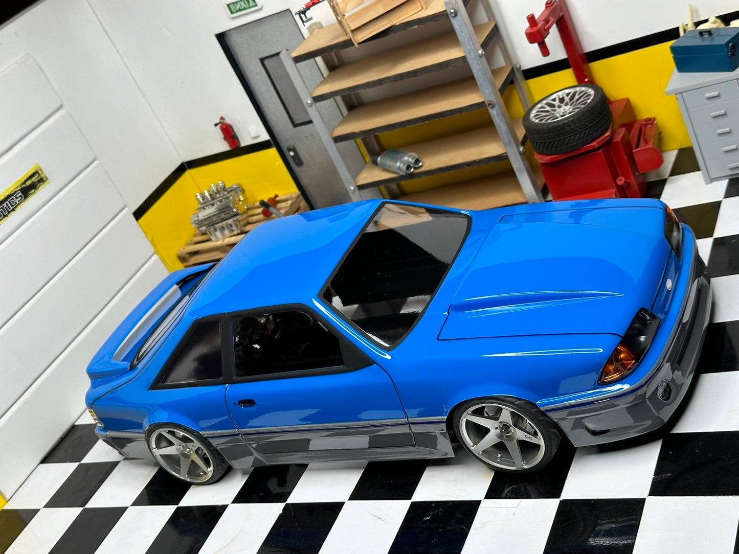 APlastics Mustang GT 1990 Foxbody Painted