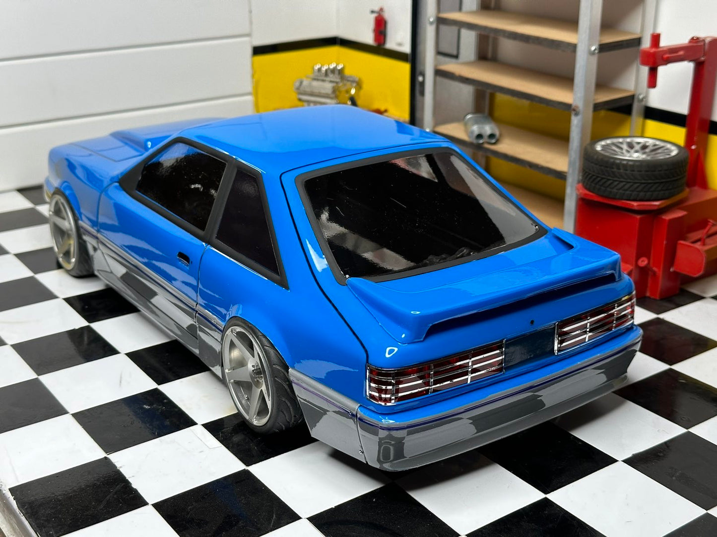 APlastics Mustang GT 1990 Foxbody Painted