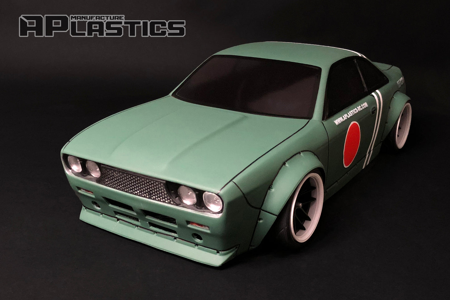 S14 Boss 510 Bluebird RC body shell front view for 255–260mm drift chassis