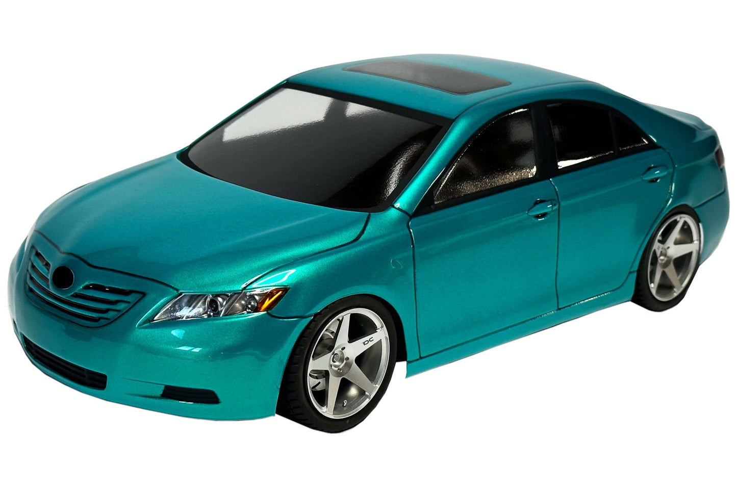 Camry XV40 1/10 RC body shell front view for 259mm wheelbase drift chassis