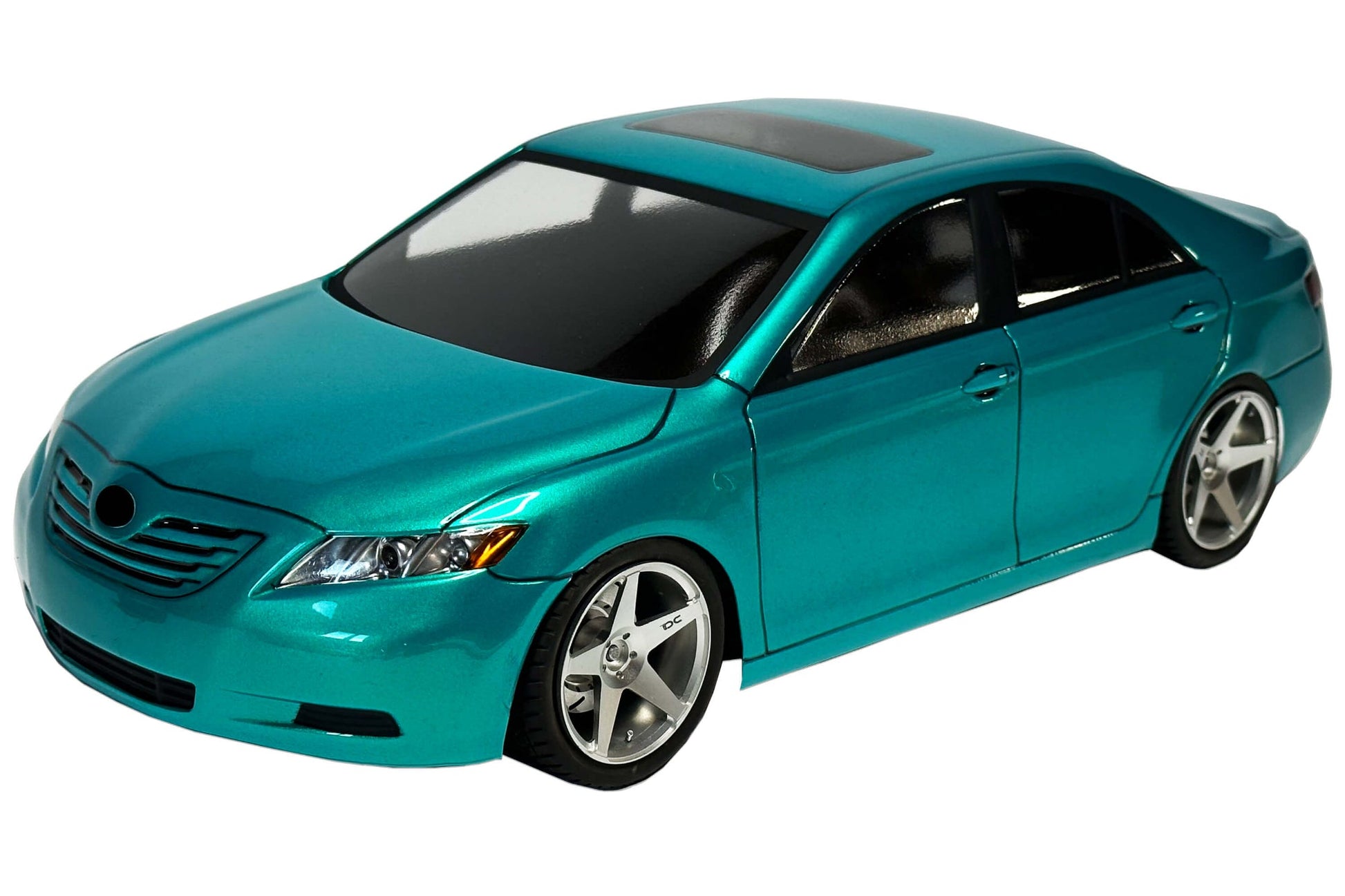 Camry XV40 1/10 RC body shell front view for 259mm wheelbase drift chassis