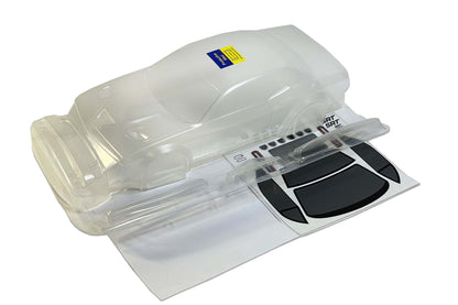 Challenger 2017 clear Lexan RC body shell unpainted for 255–260mm wheelbase chassis