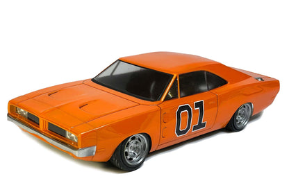 Charger 1969 1/10 RC body shell front view for 255–260mm wheelbase drift chassis