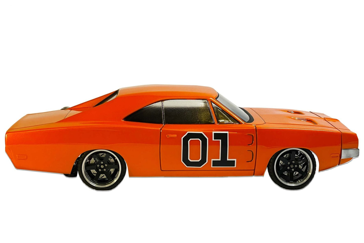 Charger 1969 Lexan RC body shell side profile showing iconic muscle car proportions