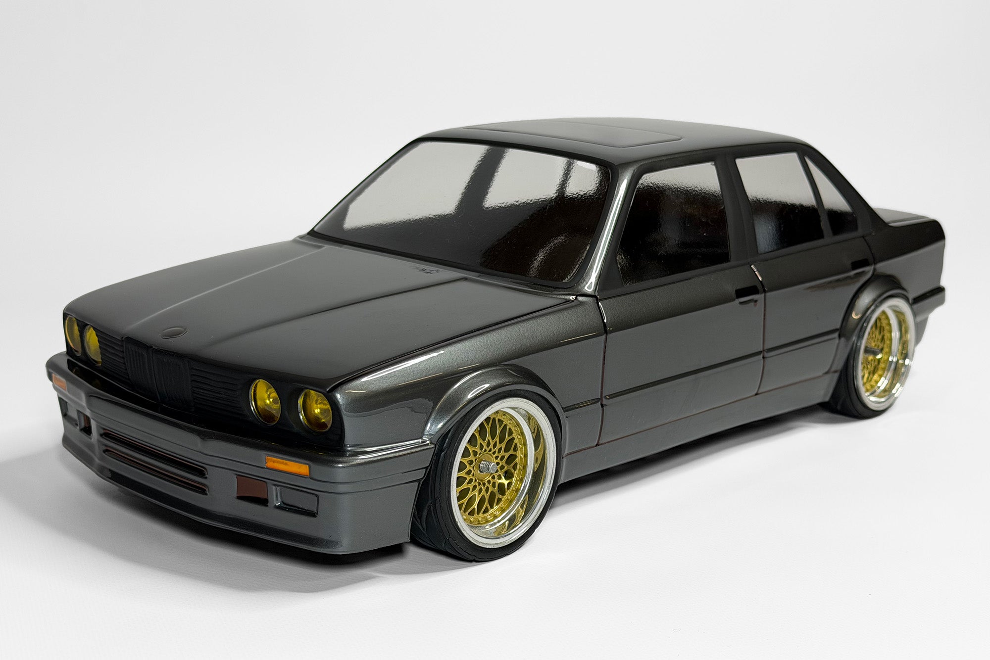 新品 無塗装  E30 APLASTICS ラジドリ ボディ APlastics E30 Sedan RC Body Shell for 1/10 Drift Chassis