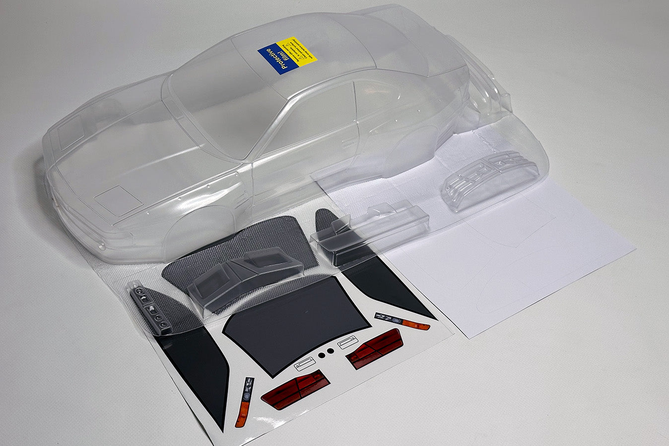 E31 M8 clear Lexan RC body shell unpainted for 259mm wheelbase chassis