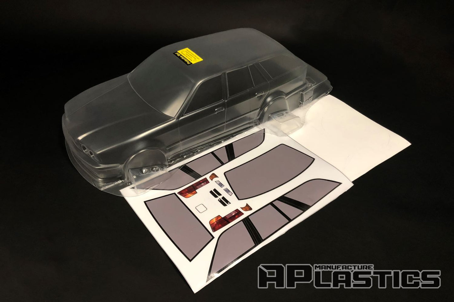 E34 Wagon clear Lexan RC body shell unpainted for 255–260mm wheelbase chassis