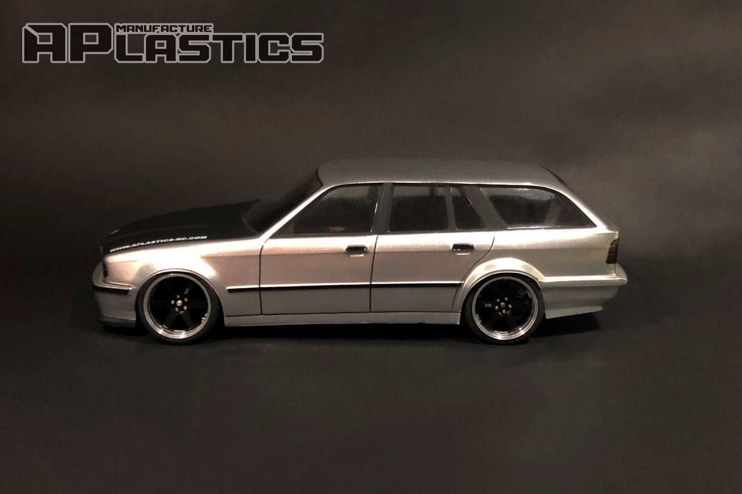 E34 Wagon Lexan RC body shell side profile showing clean long roofline proportions