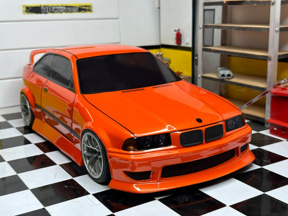 E36 coupe widebody kit, front view