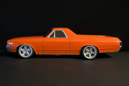 El Camino 70 Lexan RC body shell side profile showing distinctive pickup-coupe proportions