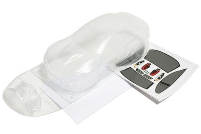 BMW F22 M2 clear Lexan RC body shell for 1/24 drift chassis with 110mm wheelbase
