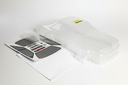 Mustang GT 1990 Foxbody clear Lexan RC body shell unpainted for 255–260mm wheelbase chassis