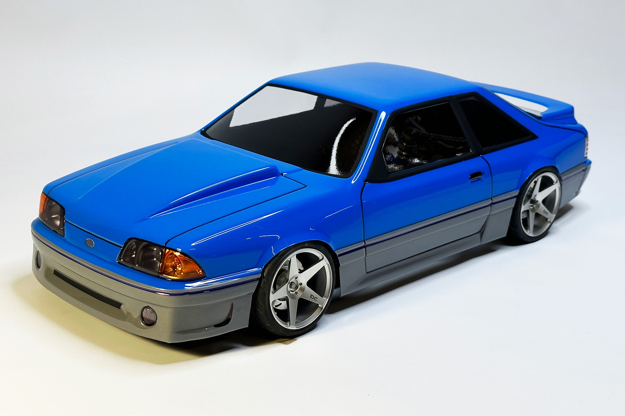 RLC 1990FORD454SS① APlastics Mustang GT 1990 Foxbody RC Body Shell for 1/10 Drift