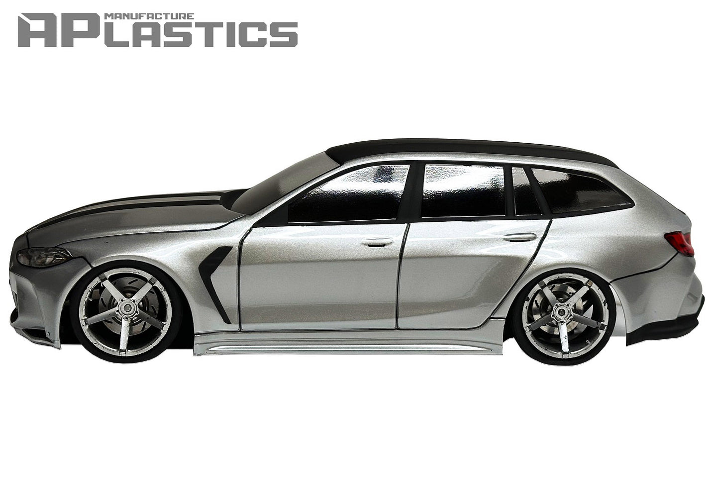 G81 M3 Touring Lexan RC body shell side profile showing athletic wagon proportions