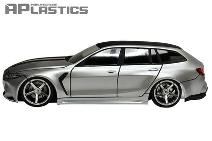 G81 M3 Touring Lexan RC body shell side profile showing athletic wagon proportions