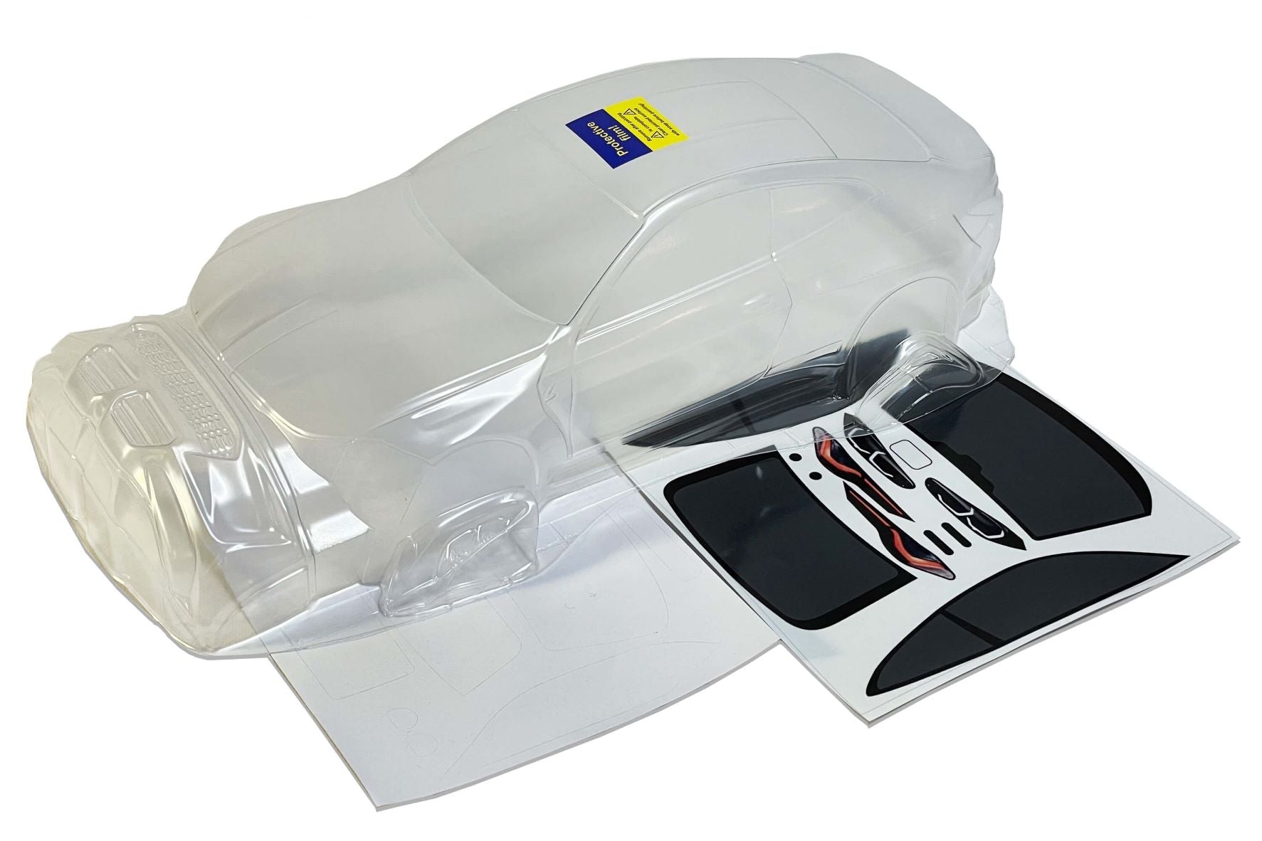 G82 M4 V2 clear Lexan RC body shell unpainted for 255–260mm wheelbase chassis