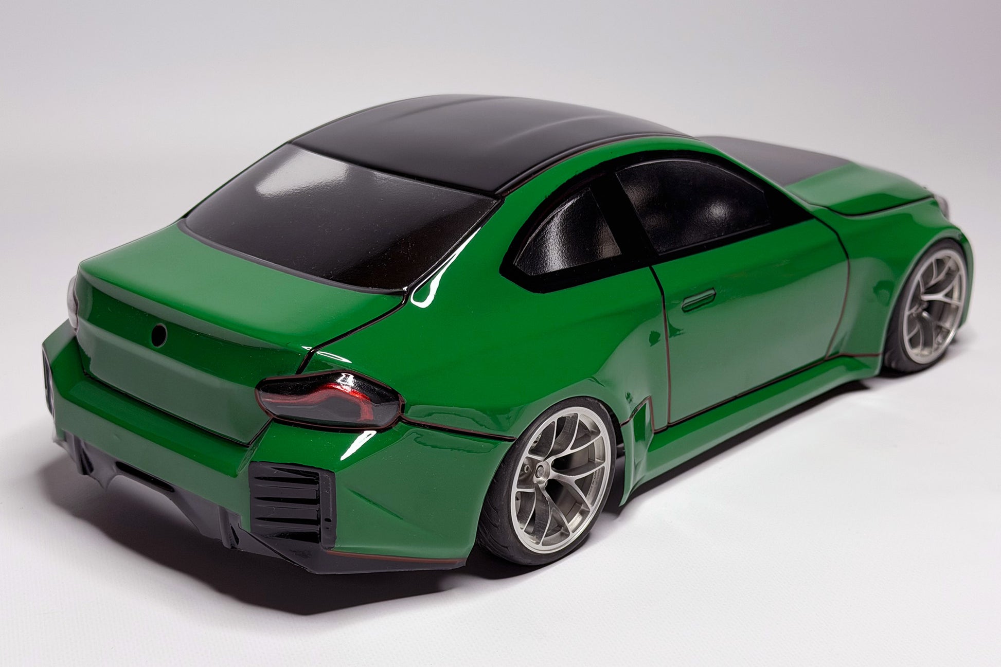 G87 M2 1/10 RC body shell rear view scale model for RC drift and touring chassis