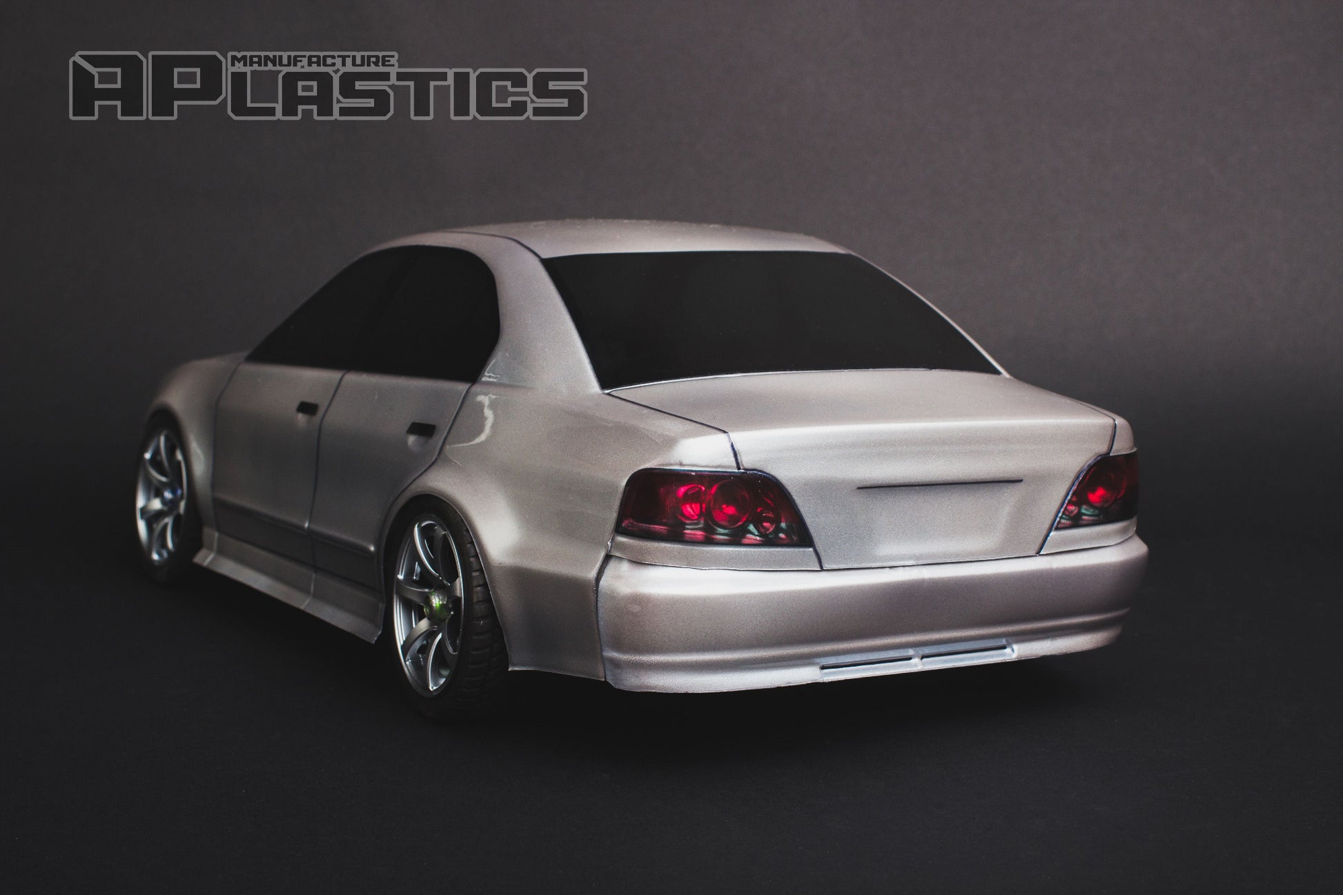 Galant VR-4 1/10 RC body shell rear view with legendary Japanese performance styling