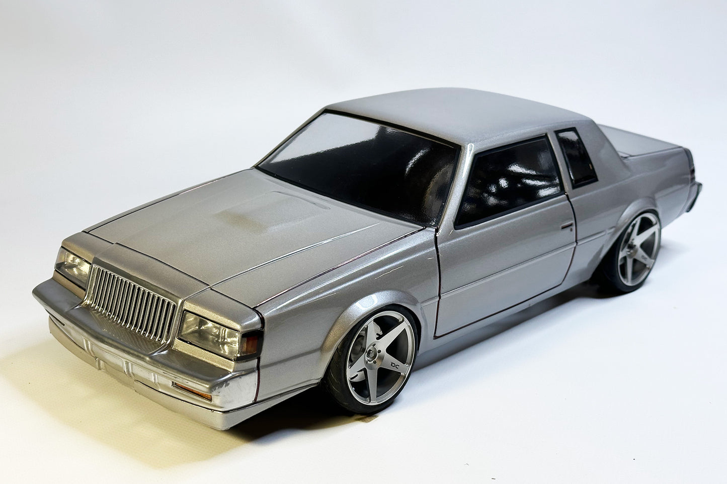 Buick Regal Grand National 1/10 RC body shell front view for 255–260mm wheelbase drift chassis