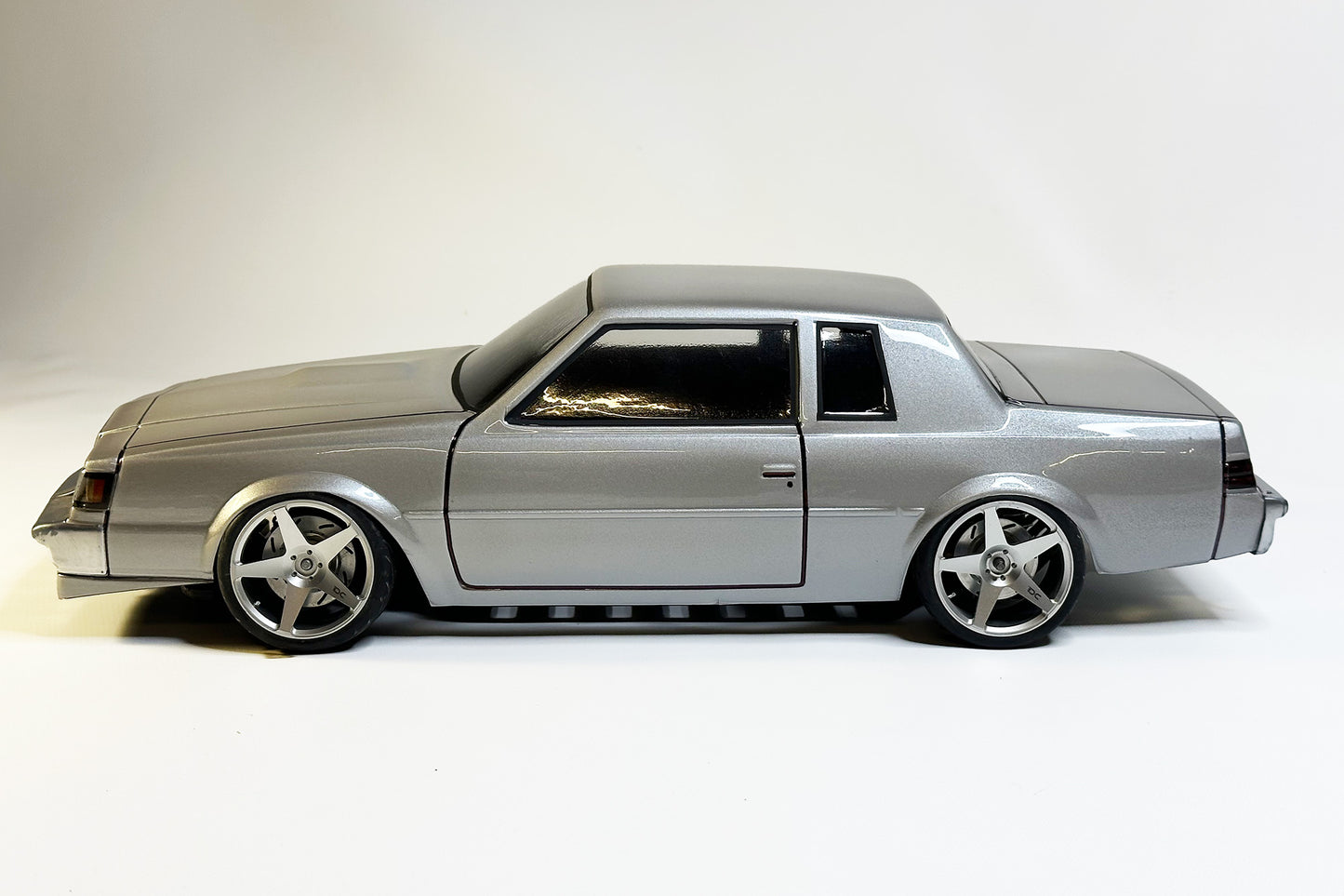 Buick Regal Grand National Lexan RC body shell side profile showing muscular coupe proportions