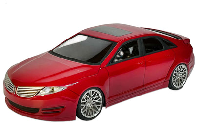 Lincoln MKZ 2016 1/10 RC body shell front view for 255–260mm wheelbase drift chassis