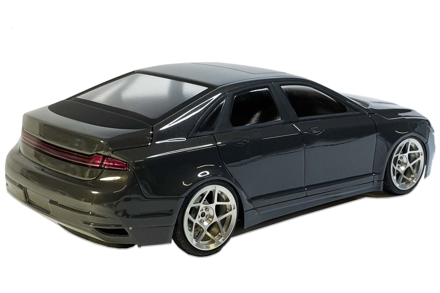 Lincoln MKZ 2018 1/10 RC body shell rear view with contemporary American luxury sedan styling