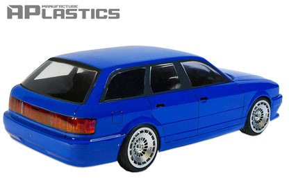 RS2 1/10 RC body shell rear view showing classic wagon design