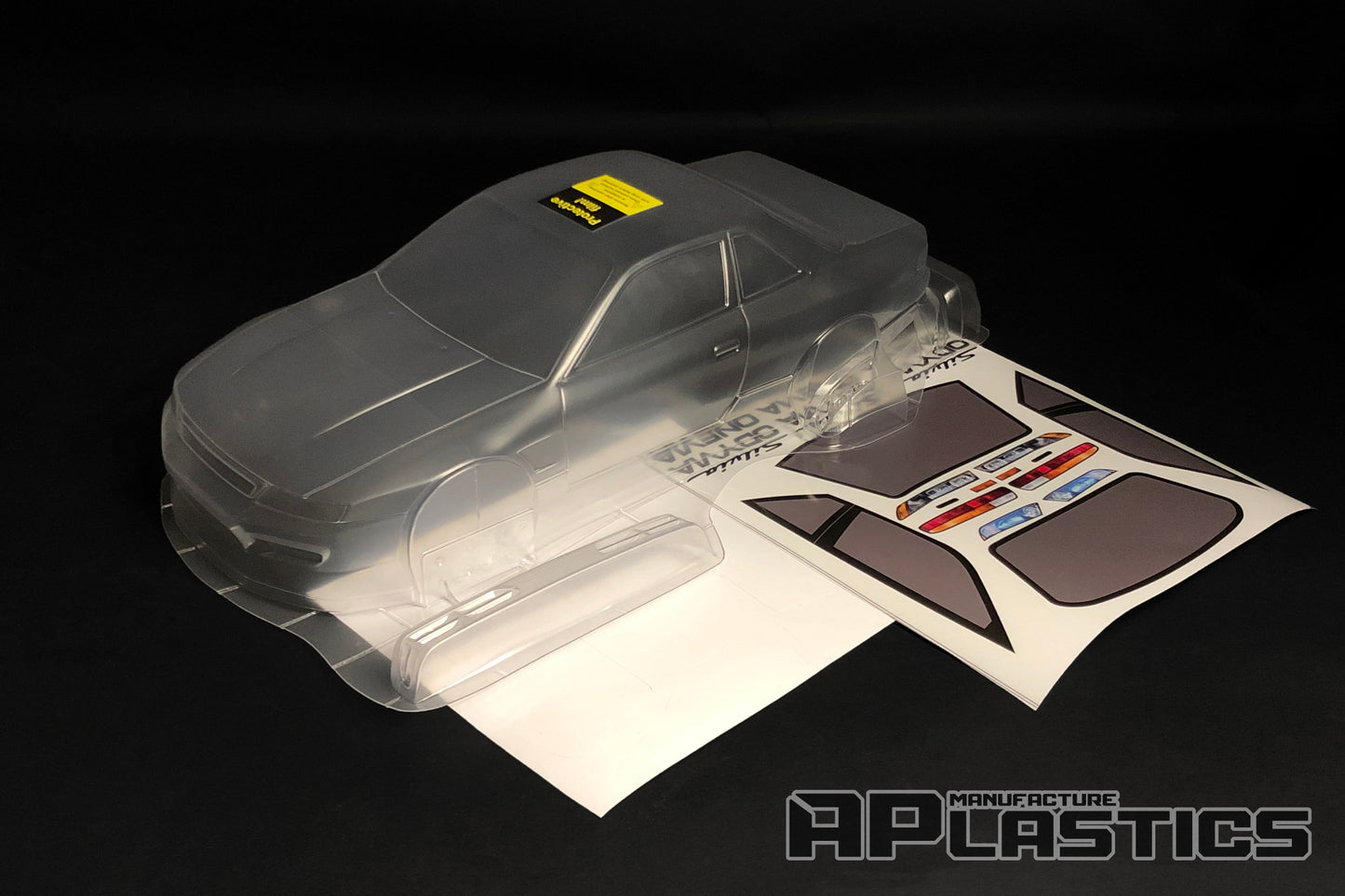 Nissan S13 Odyvia clear Lexan RC body shell unpainted for 255–260mm wheelbase chassis