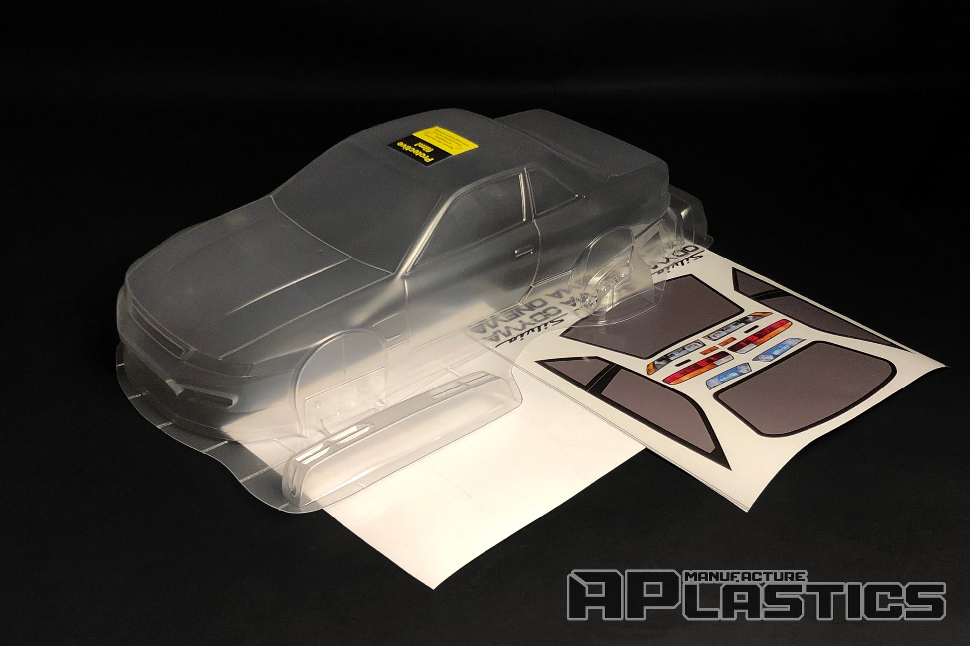 Nissan S13 Odyvia clear Lexan RC body shell unpainted for 255–260mm wheelbase chassis