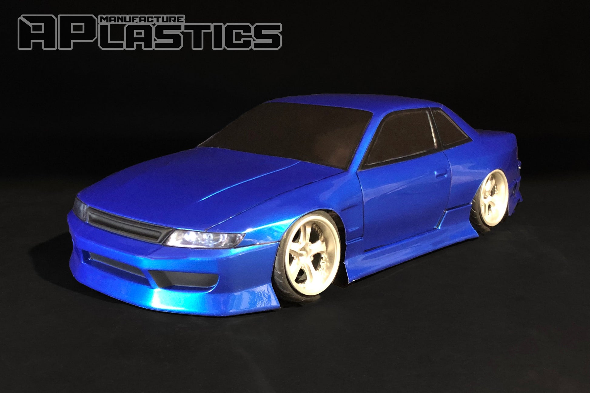 Nissan S13 Odyvia RC body shell front three-quarter view with unique Honda Odyssey front conversion styling