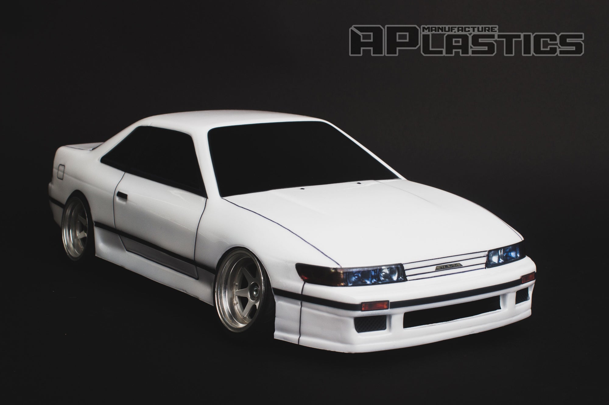 APlastics Nissan Silvia S13 V1 Stock RC Body Shell for 1/10 Drift