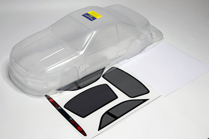 Nissan S14 Odyvia clear Lexan RC body shell unpainted for 255–260mm wheelbase chassis