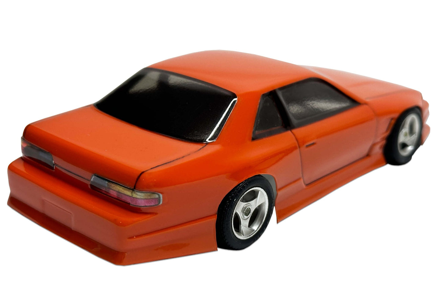 Nissan S13 Silvia 1/24 RC body shell rear view with classic coupe styling